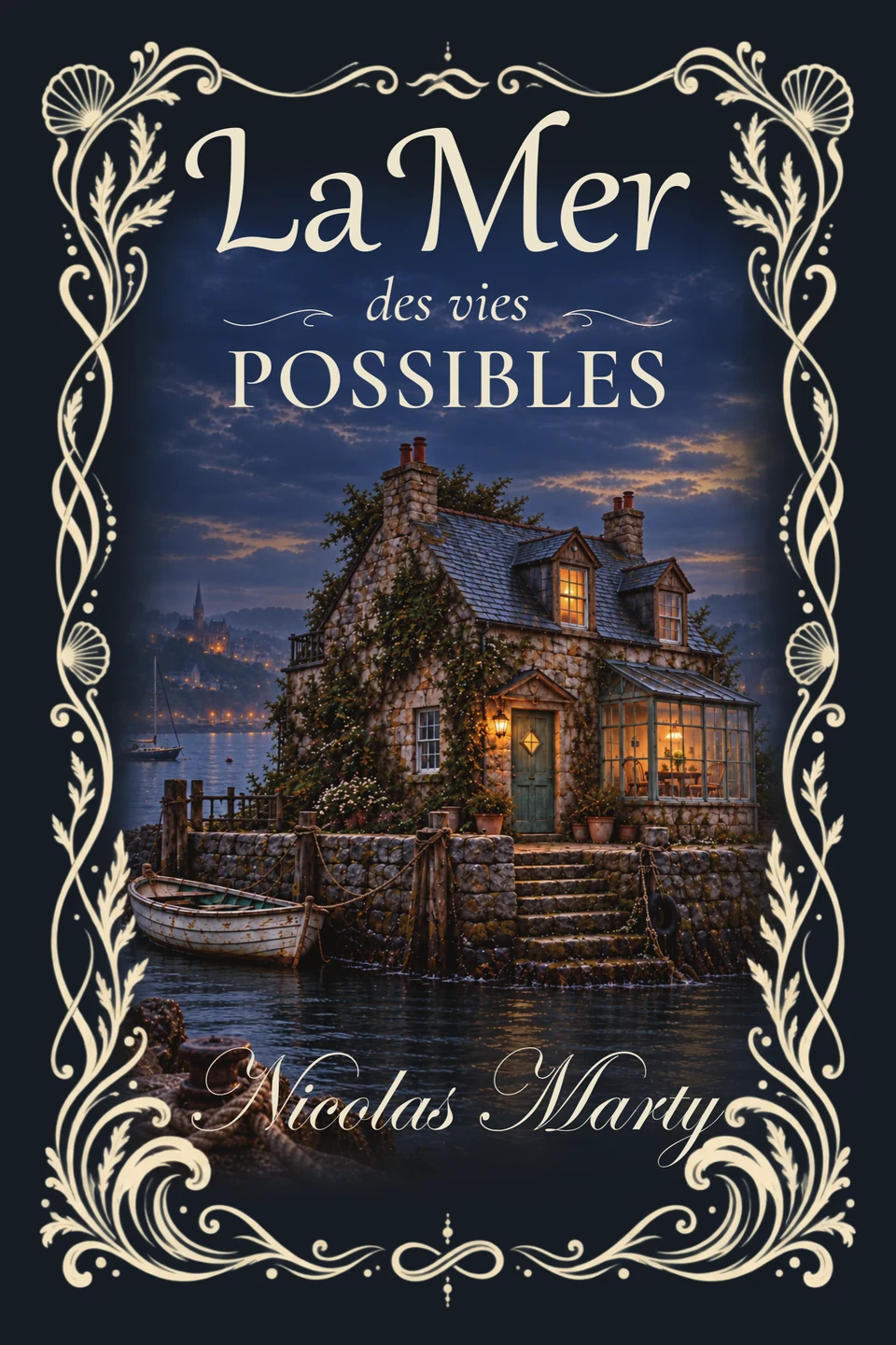 Cover of La Mer des vies possibles, by Nicolas Marty.