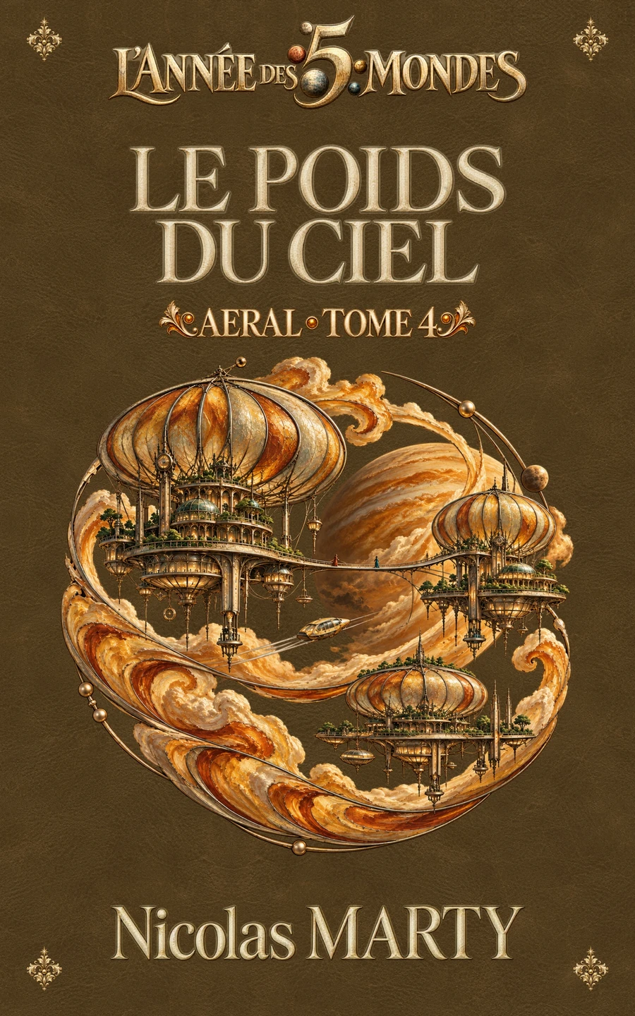 Couverture du livre « Le poids du ciel », de Nicolas Marty.