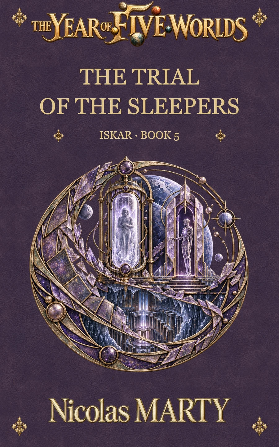 Couverture du livre « The Trial of the Sleepers », de Nicolas Marty.