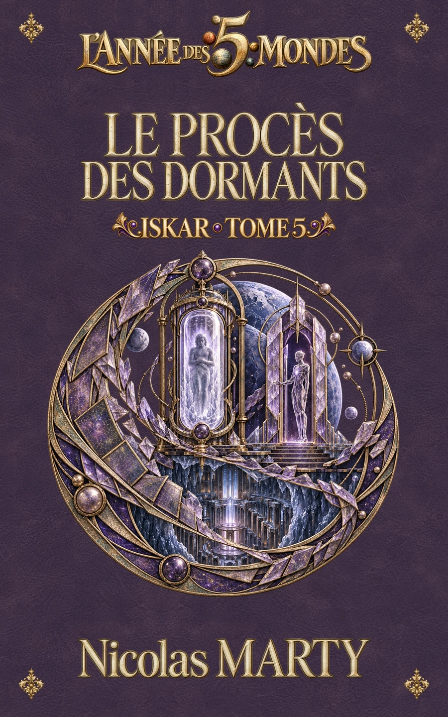 Couverture du livre « Le procès des dormants », de Nicolas Marty.