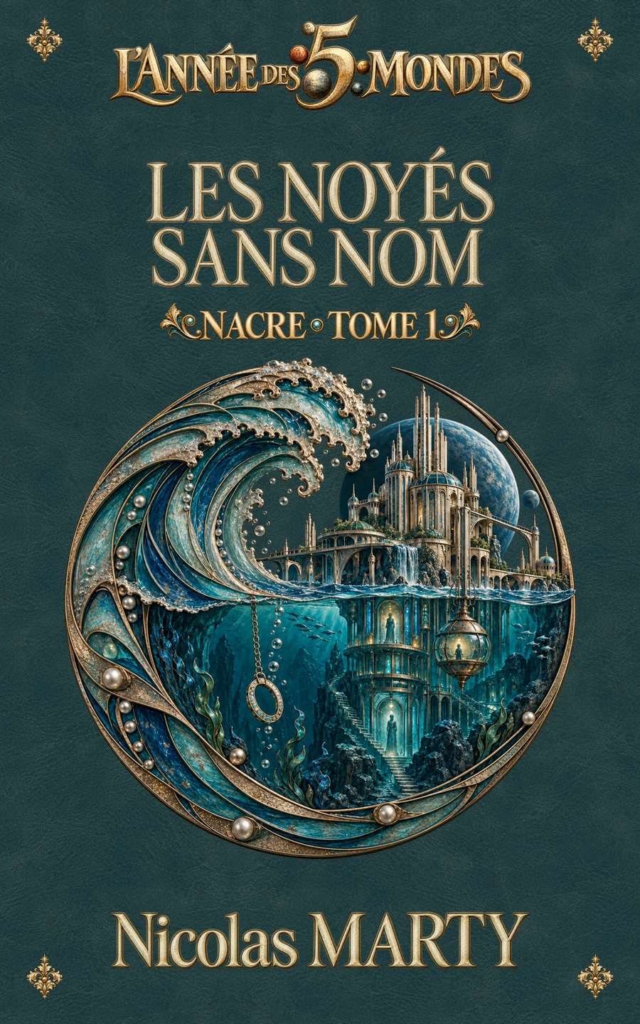 Couverture du livre « Les noyés sans nom », de Nicolas Marty.