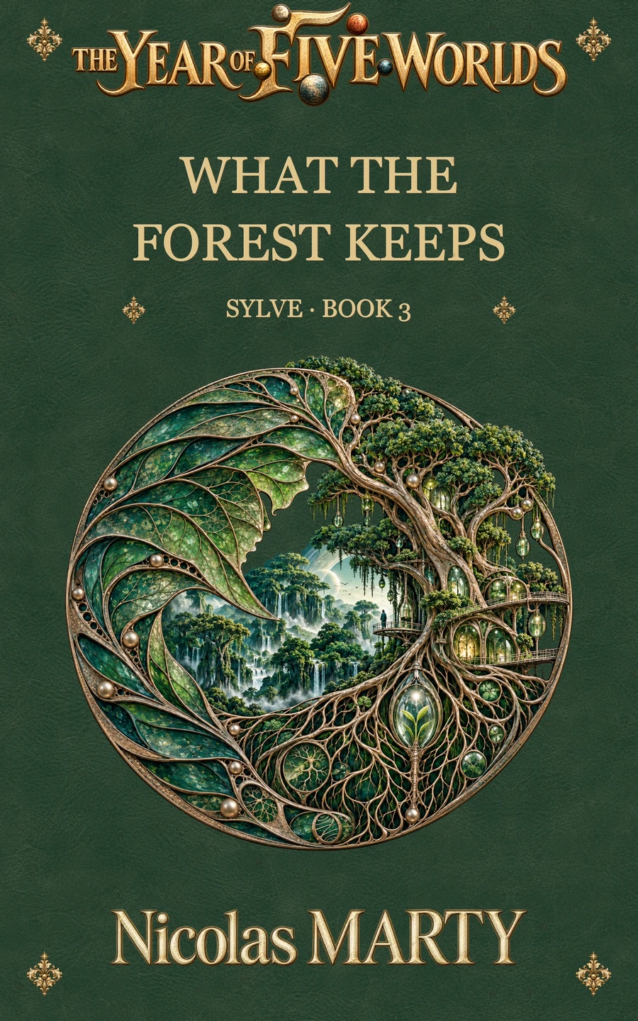 Couverture du livre « What the Forest Keeps », de Nicolas Marty.
