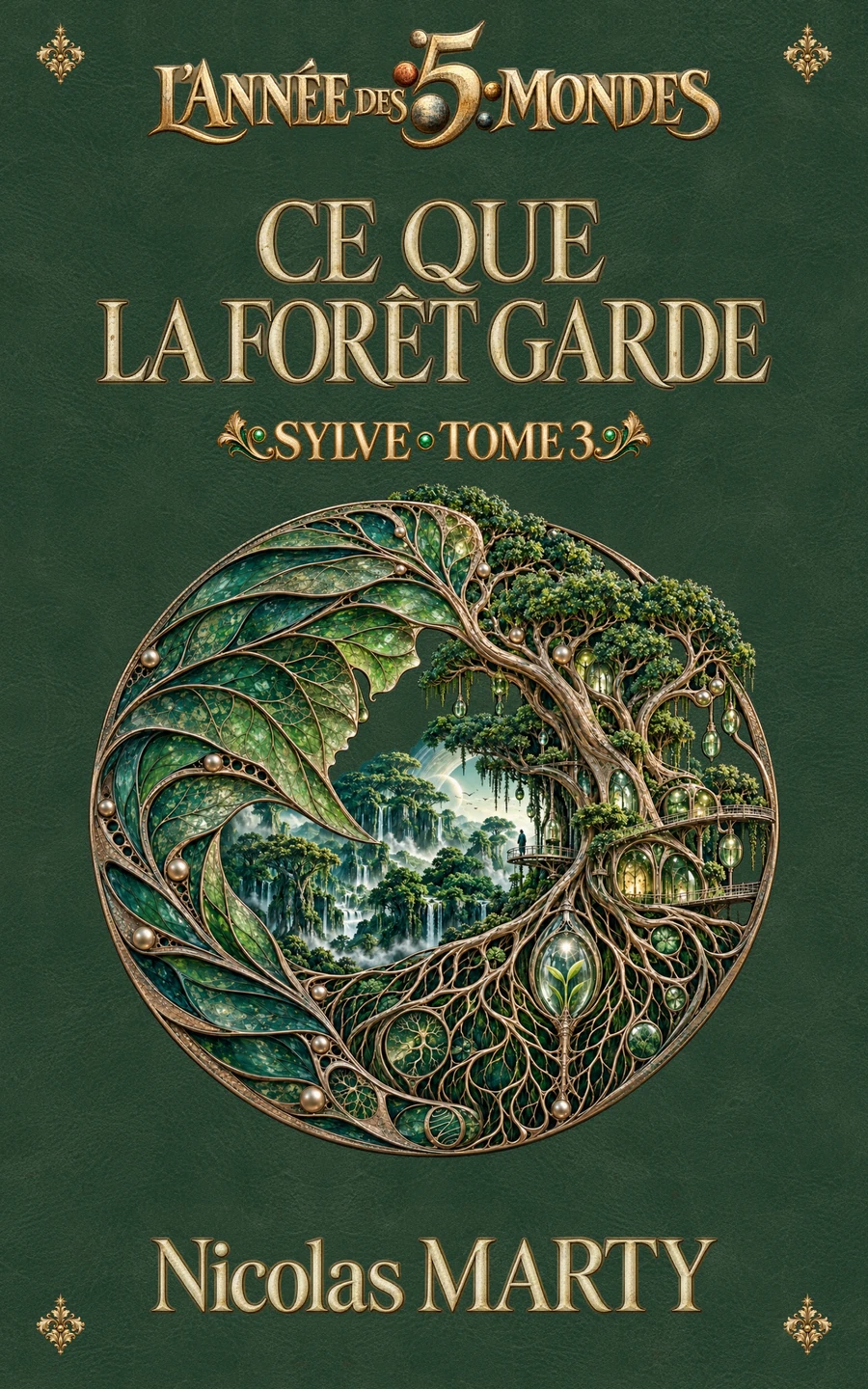 Couverture du livre « Ce que la forêt garde », de Nicolas Marty.